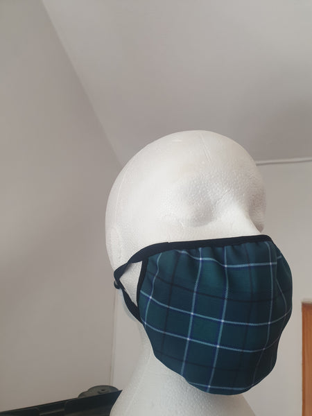 Top quality Tartan Cloth Face Mask