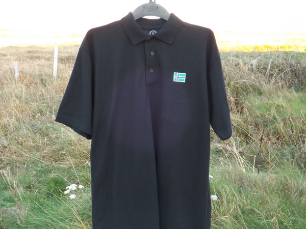 South Uist Mens Polo Shirt (XL) Black